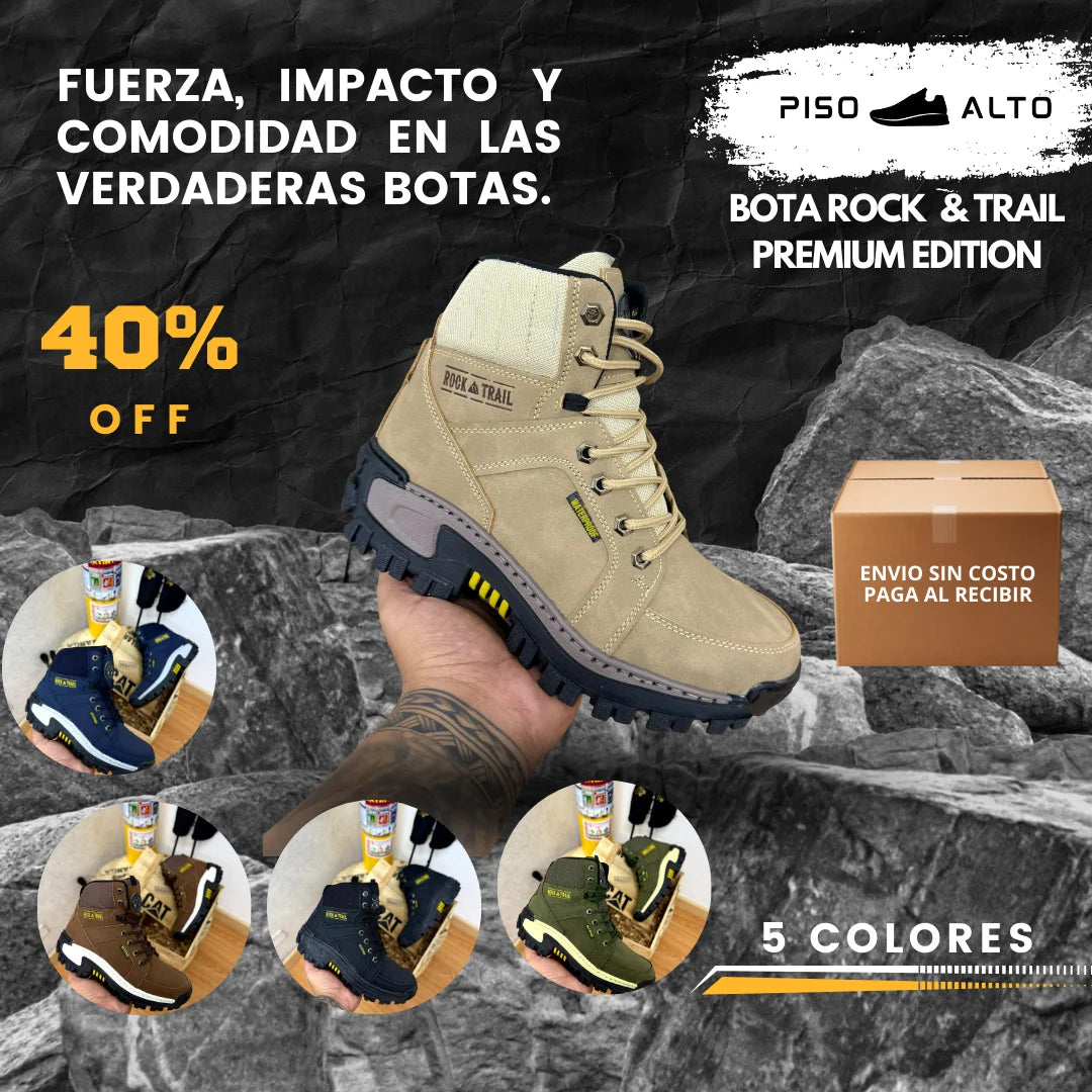 BOTAS ROCK & TRAIL TIPO CAT - EDICIÓN LIMITADA