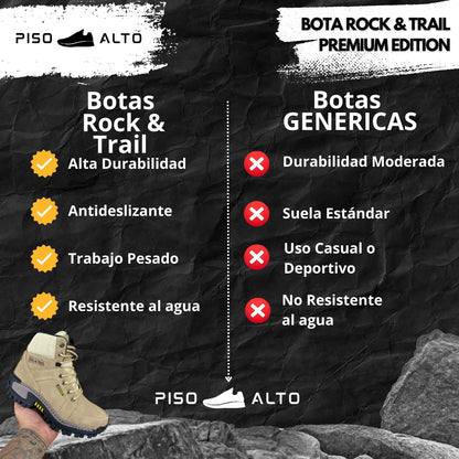 BOTAS ROCK & TRAIL TIPO CAT - EDICIÓN LIMITADA